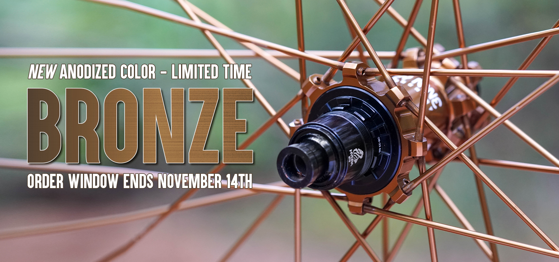 (image for) Limited Edition Bronze Industry 9 Hydra Hubs 28H