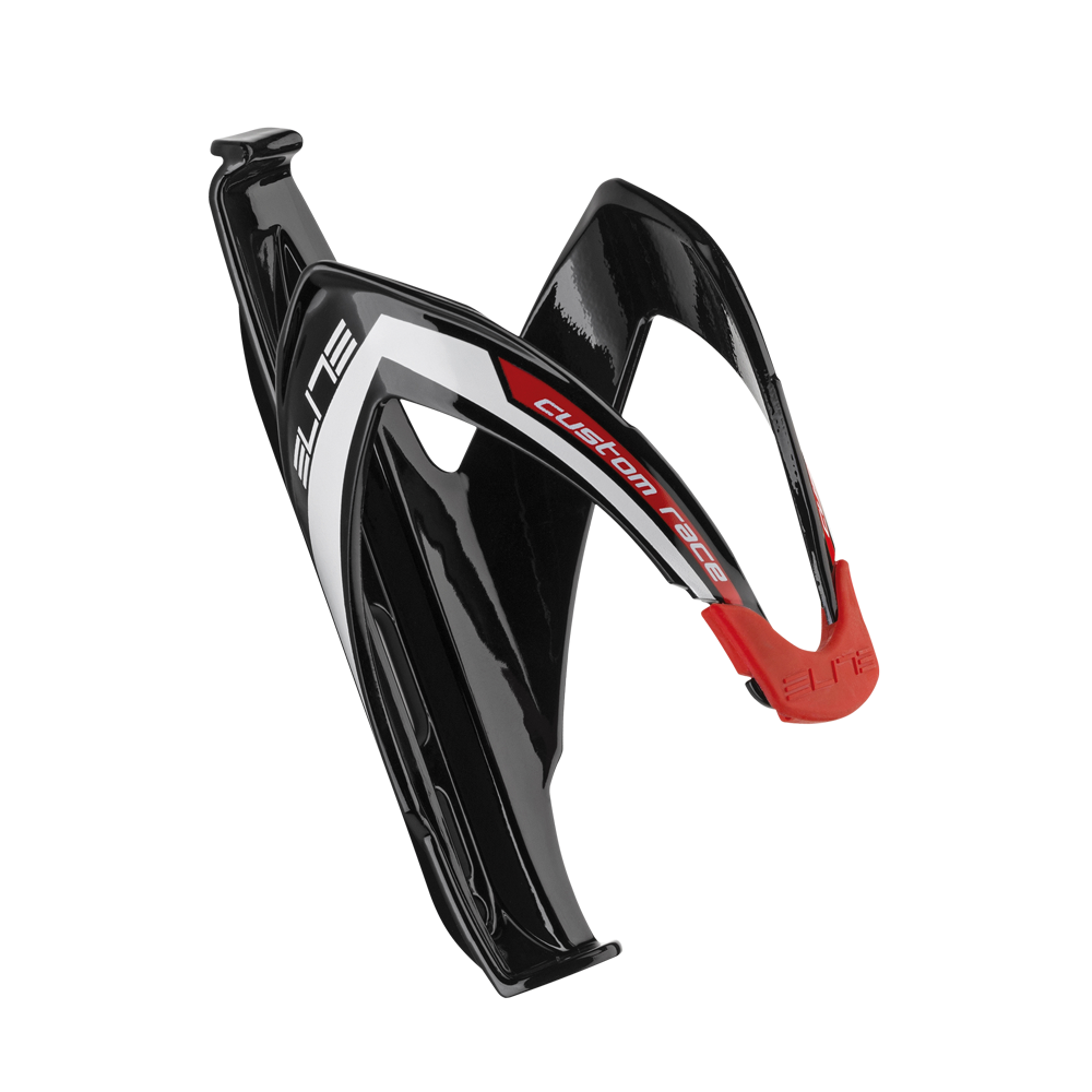 (image for) Elite Custom Race Plus Bottle Cage - Red/Black